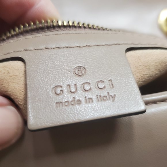 Gucci Small marmont chain shoulder bag in dusty pink - Picture 3 of 4